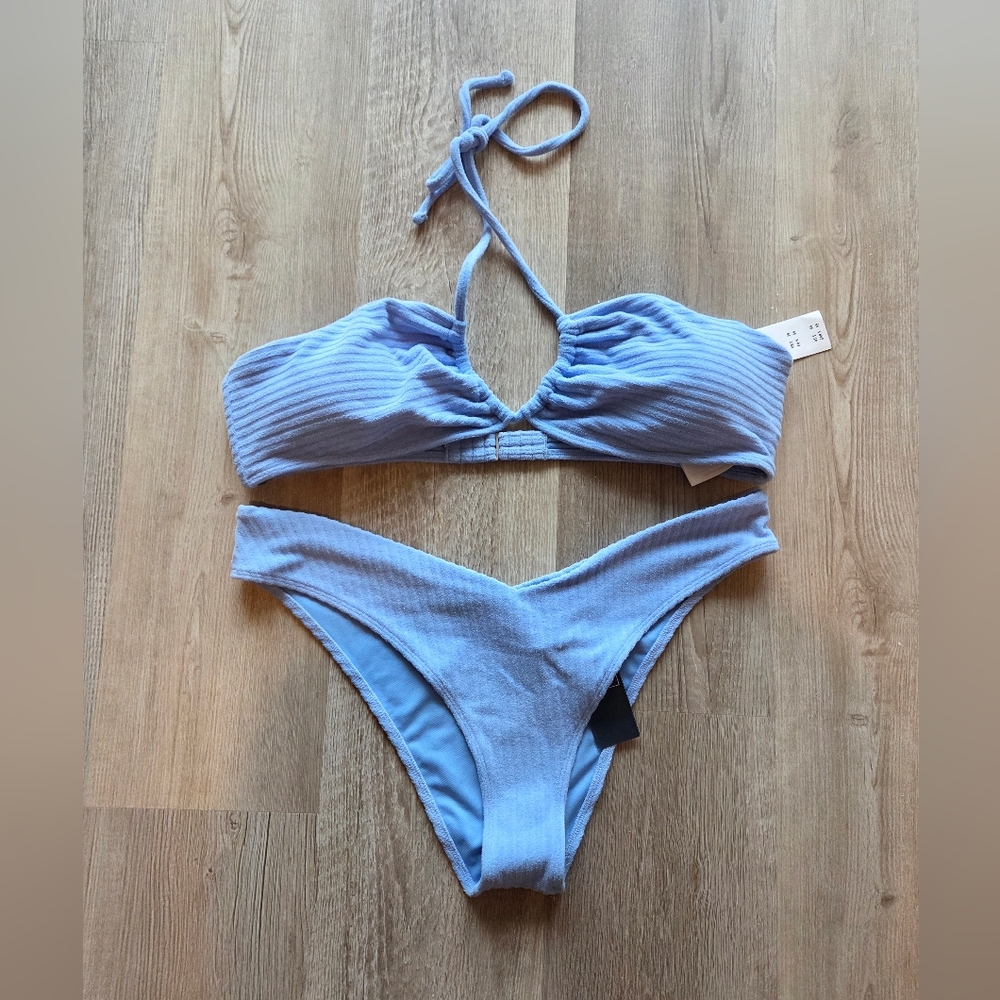 Abercrombie & Fitch Terry Cloth 2 Piece Swim Suit